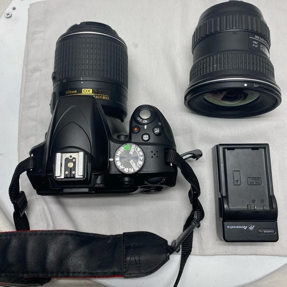 Nikon D D3300 24.2MP Digital SLR Camera - Black (Kit w/ 18-55mm & Tokina 11-16M)